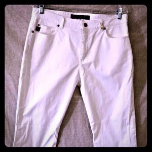 Guess white trousers